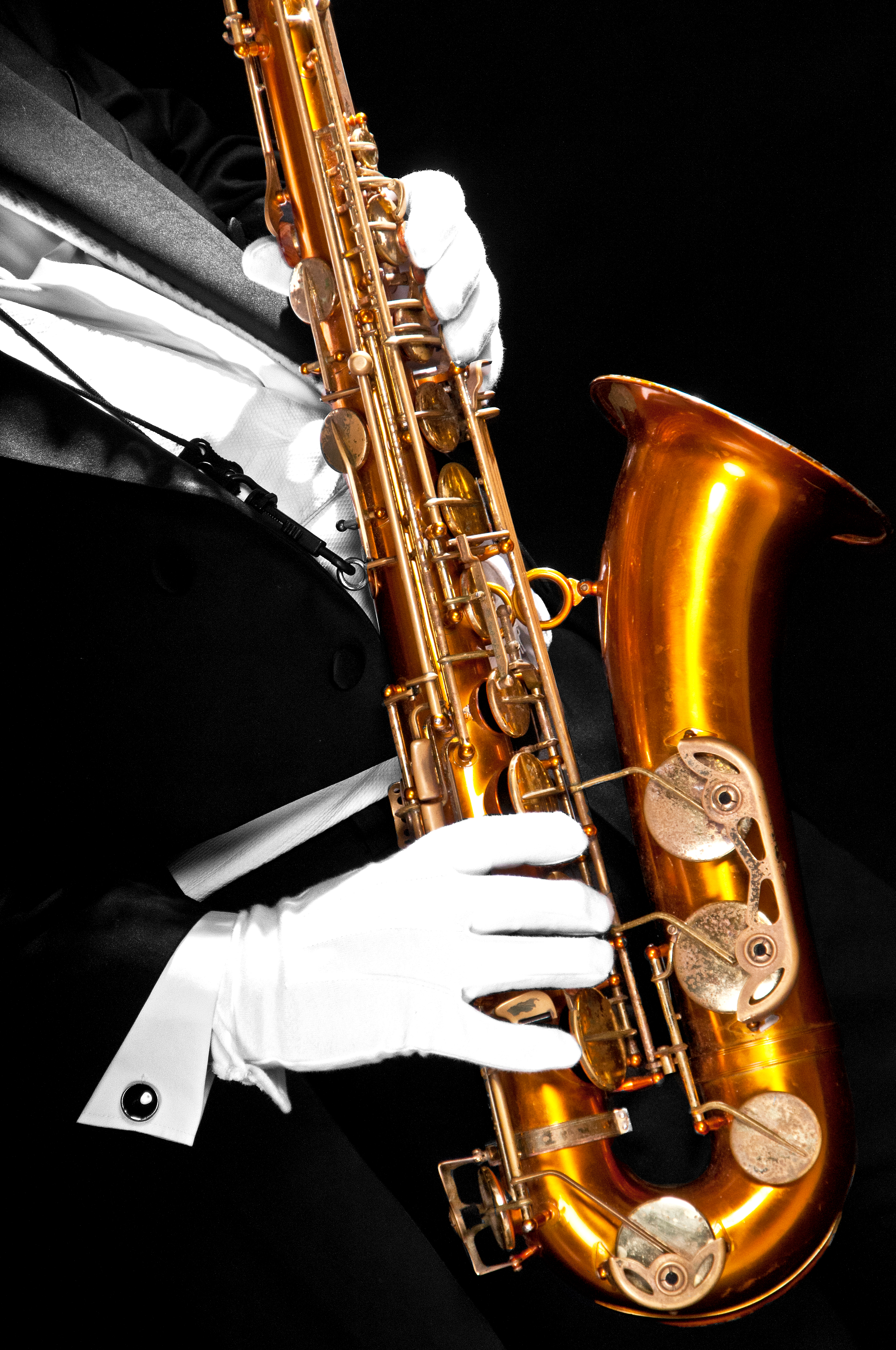 Poster auf Leinwand Saxophon 1