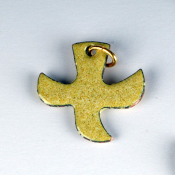 Kreuz/Taube sandfarben (klein)