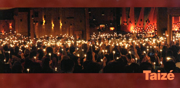 Lichter bei der Auferstehungsfeier 1