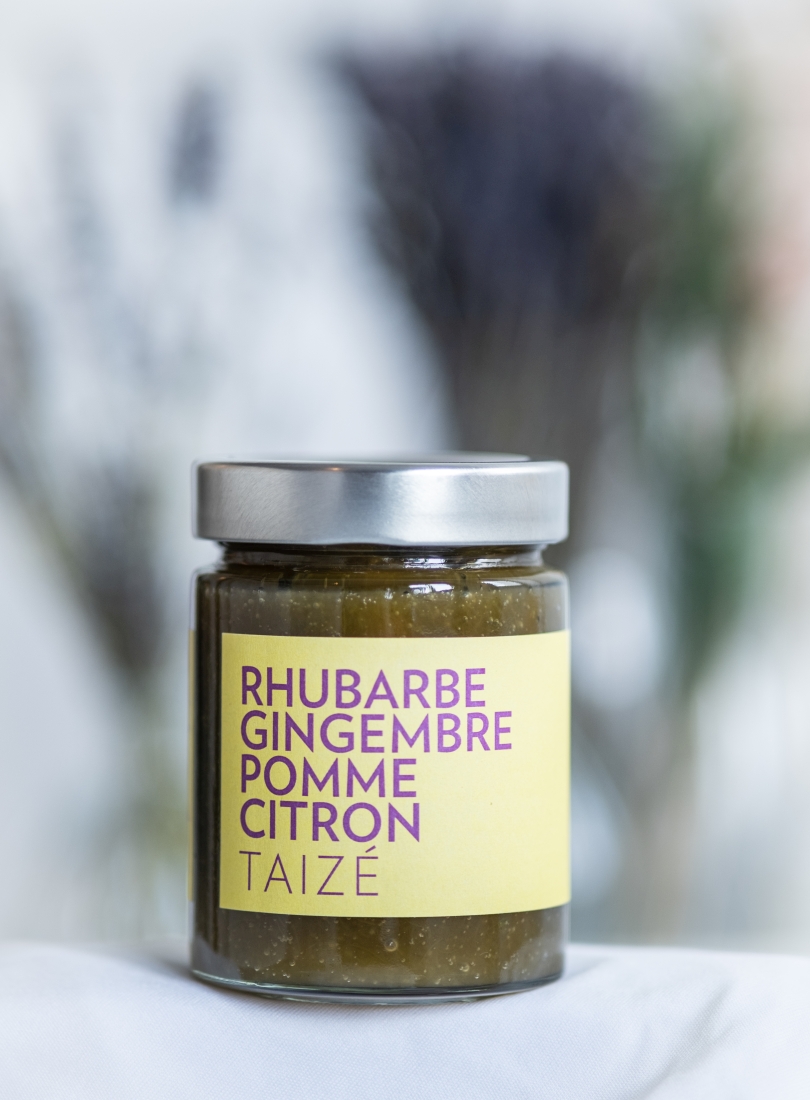 Konfitüre: Rhabarber/Ingwer/Apfel/Zitrone