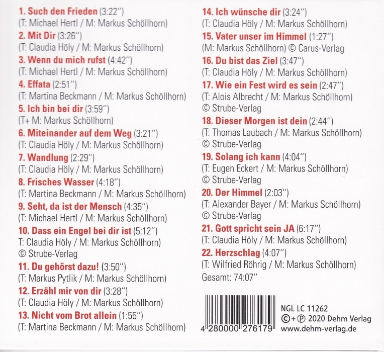 Erzähl mir von dir - CD
