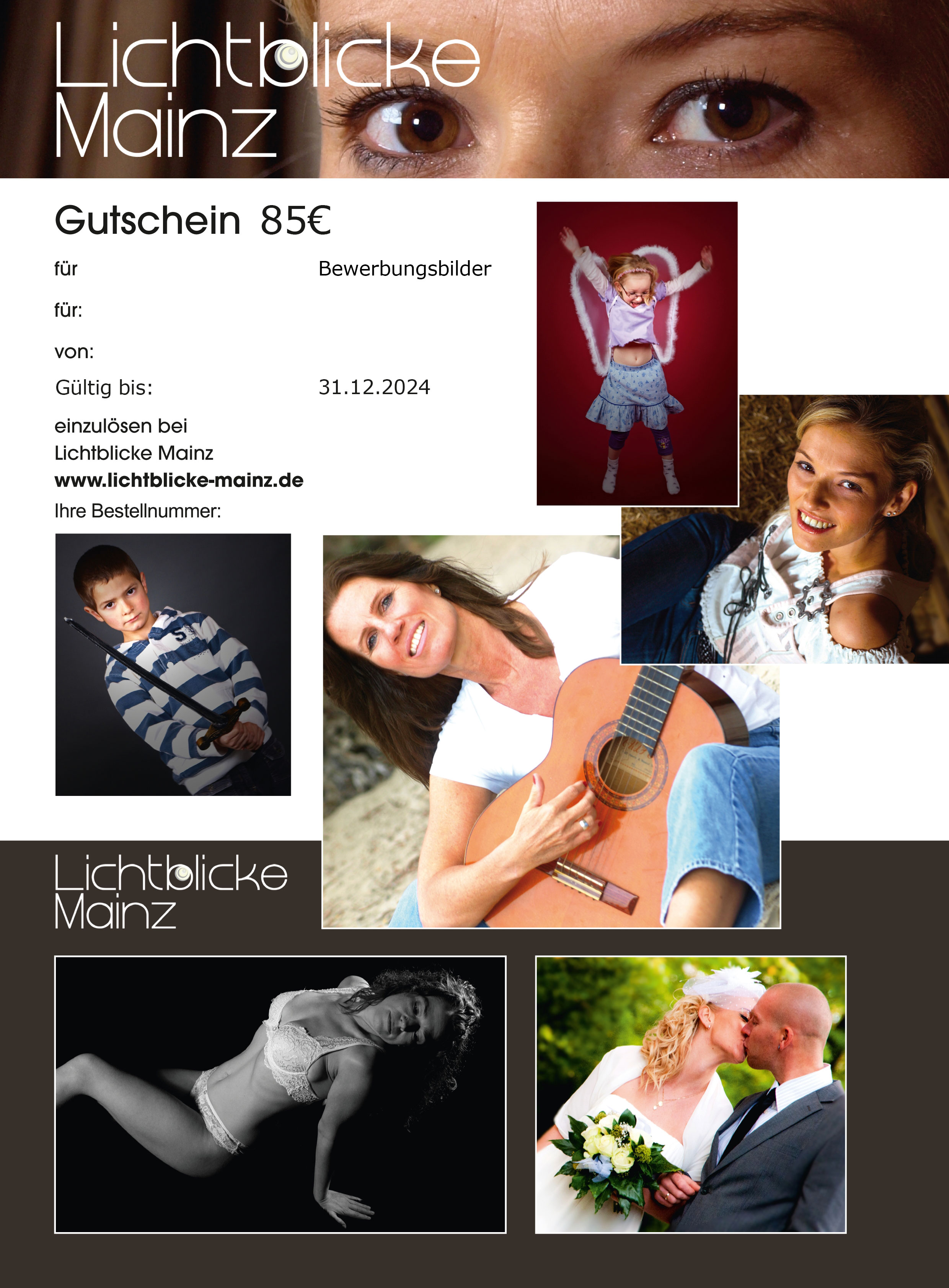Gutschein Bewerbungsbilder