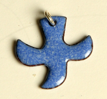 Kreuz/Taube hellblau (klein)