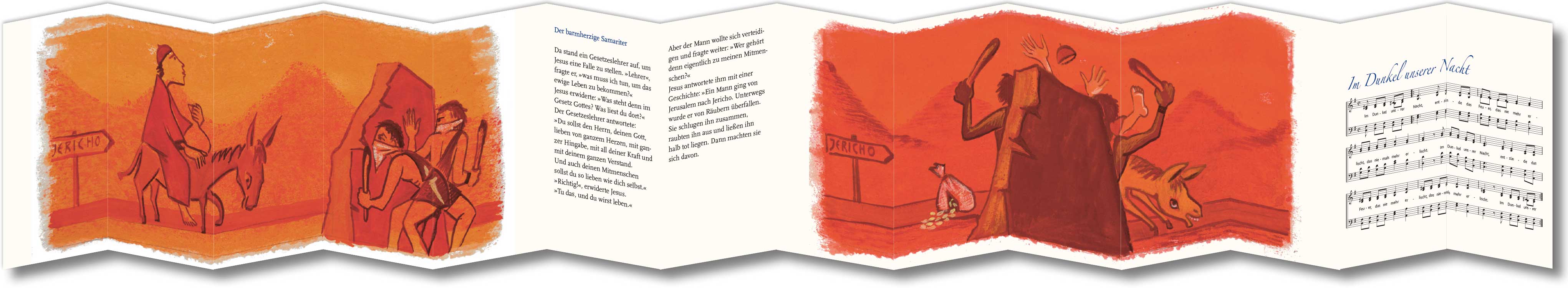 Leporello Der barmherzige Samariter