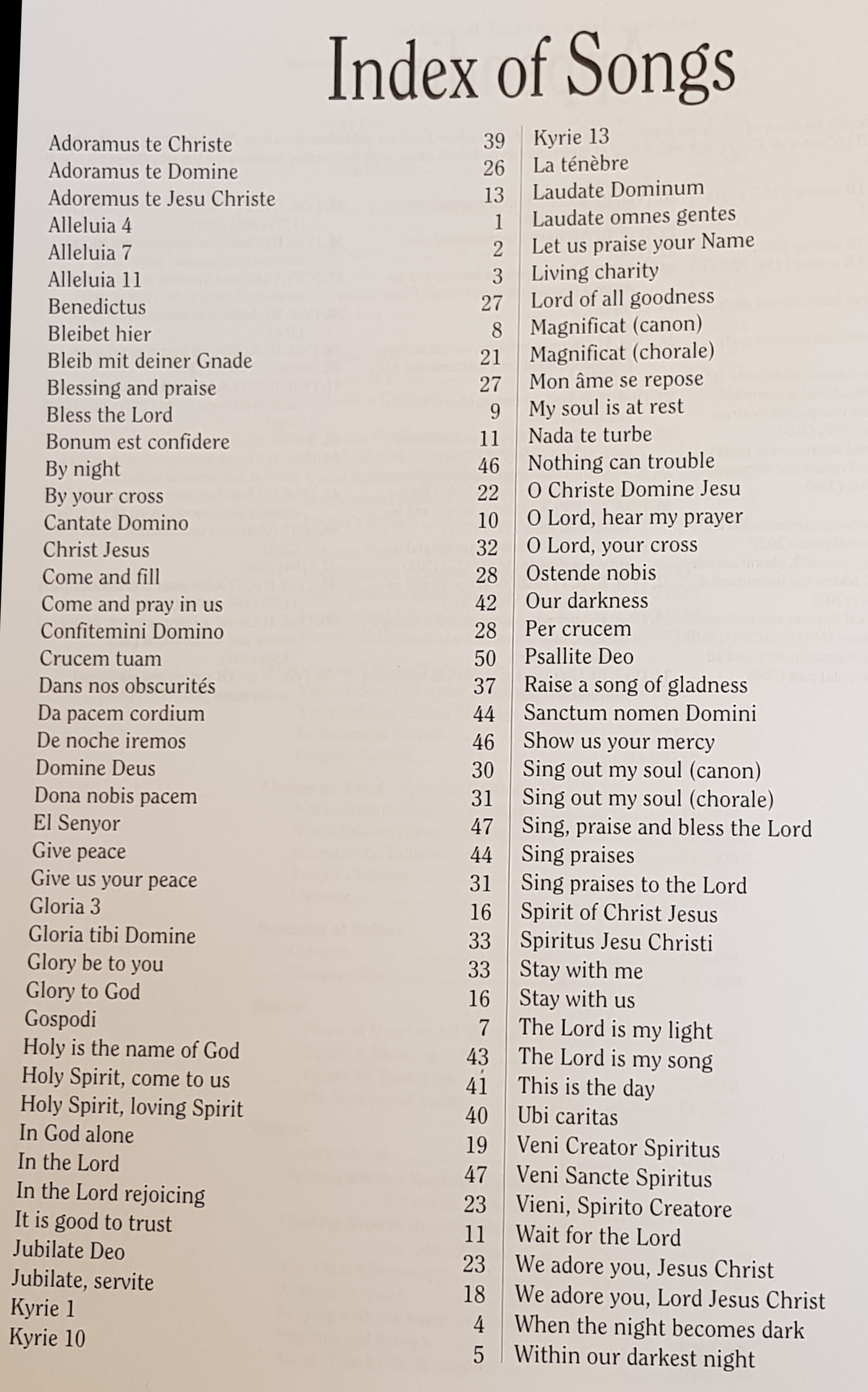 Songs & Prayers from Taizé