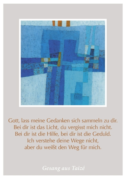 Postkarte "Aber du weißt den Weg"