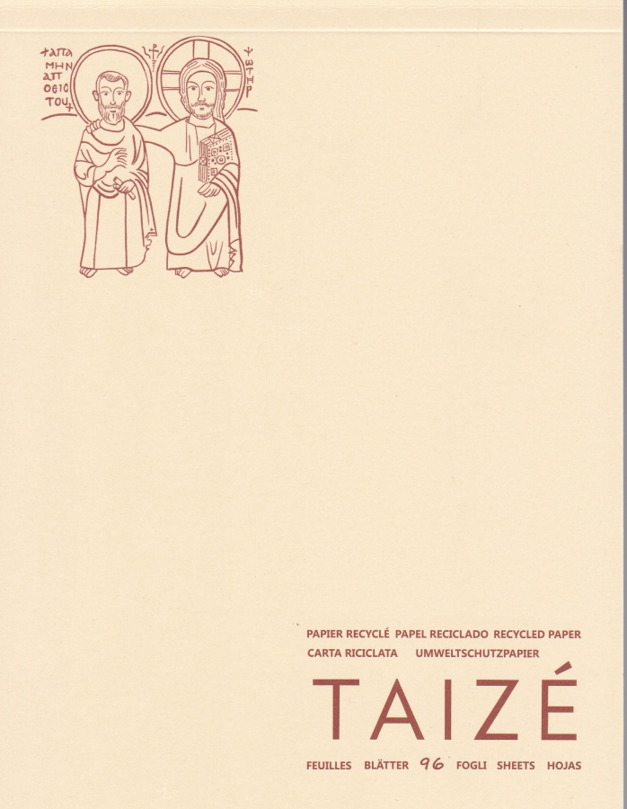 Briefpapier - Jesus als Freund