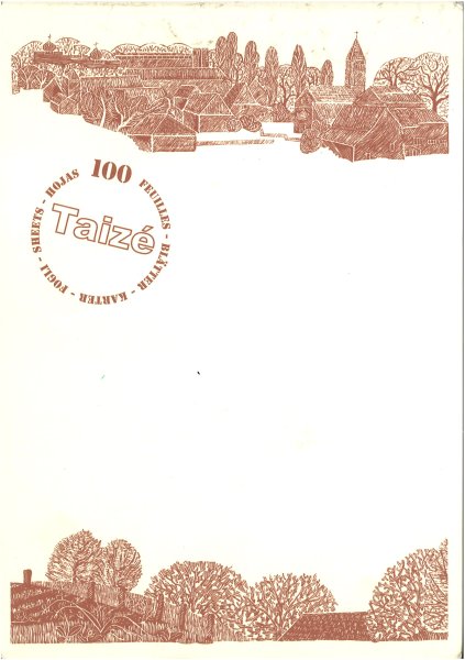 Briefpapier Silhouette Taizé