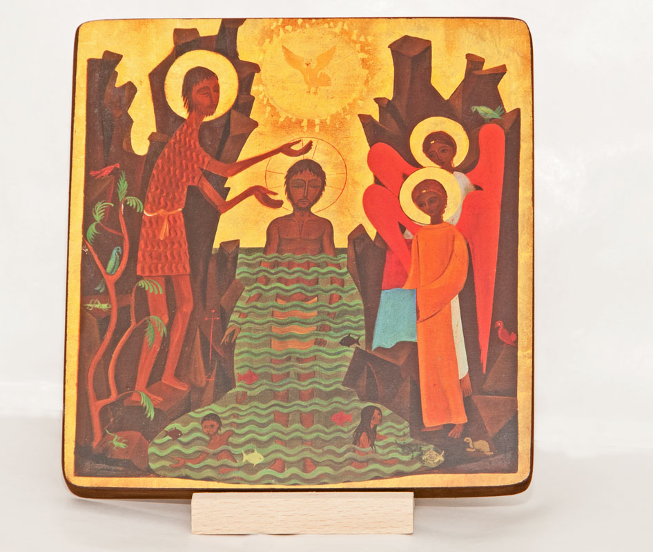 Ikone Taufe Christi (groß)